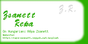 zsanett repa business card